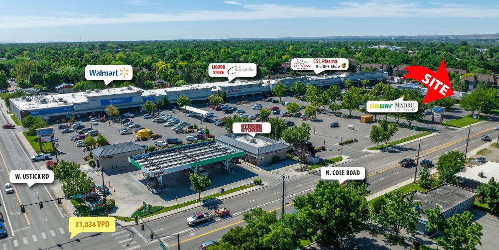 Cole Village Shopping Center: 3317-3485 N. Cole Road, Boise, ID 83704